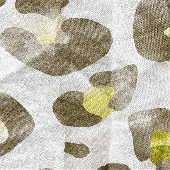 I LINEN Women’s Animal Print Cheetah Linen Dress - Picture 4 of 8